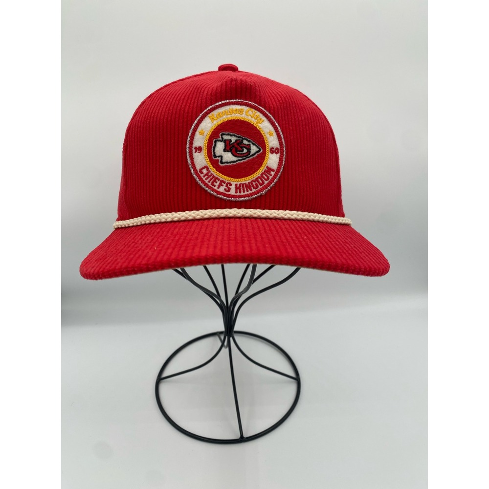 Kansas City Chiefs Kingdom‎ 47 Brand Stoney Clover Lane Corduroy Hat OSFA New